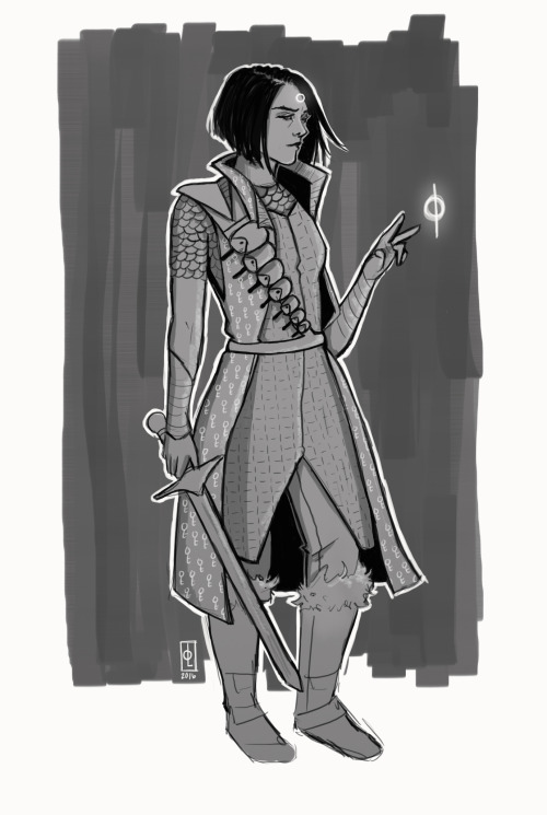 orange-lightsaber: Does the walker choose the path, or the path the walker? Sabriel from Garth Nix&r