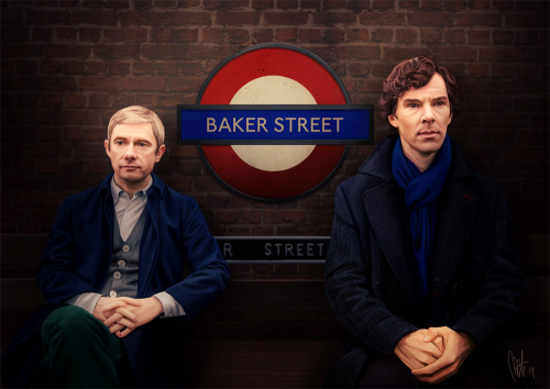 atlinmerrick: tillieke: Baker Street by tillieke Drawn for sheeponmars :)I am not even sure what sym