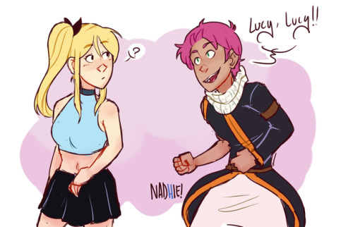 nadhie: based on this one post i cannot get out of my head also i cannot believe nalu is canon, like