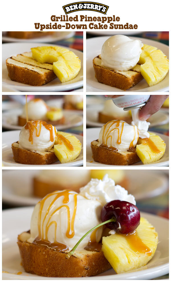 benandjerrys:  Ben &amp; Jerry’s Grilled Pineapple Upside-Down Cake Sundae