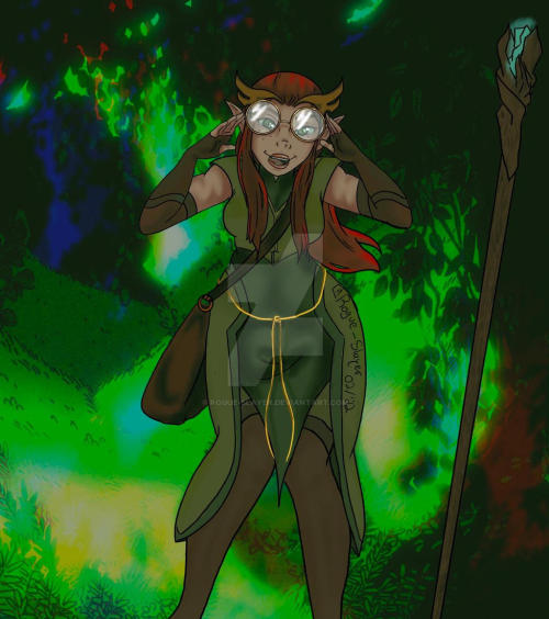 Keyleth with Percy’s Glasses