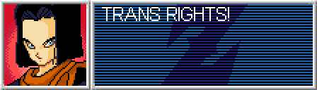 Android 17 says: TRANS RIGHTS!