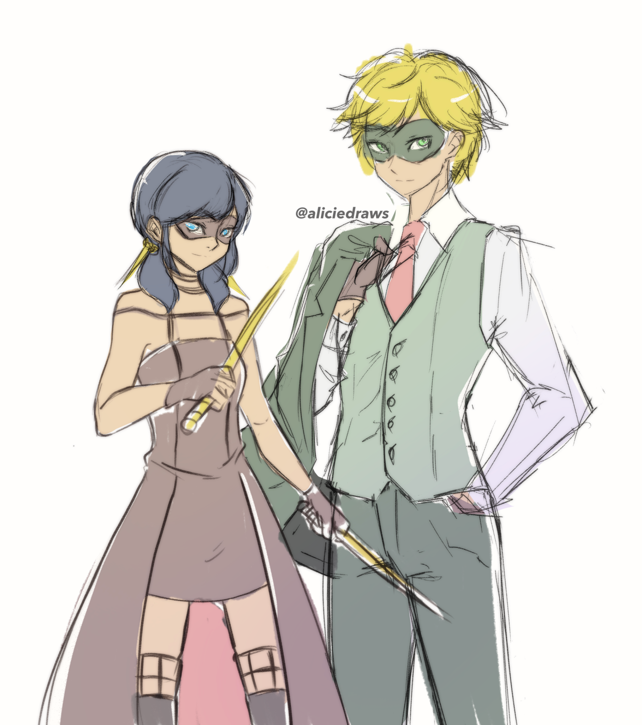 aliciedraws — Spy Family x Miraculous Crossover Working on the...