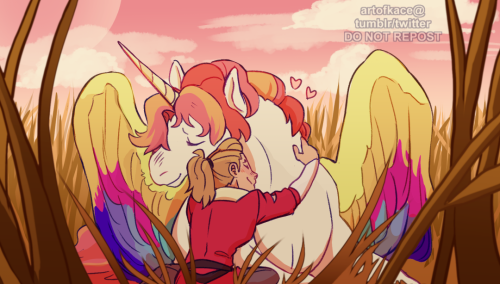 artofkace:    Day 7 - S2ep2 (Again) Adora and Swift Wind’s relationship has always been a source of happiness for me in the series and I was so glad they got an episode focus! This scene in particular has my whole heart, it was beautiful :’) ❤️💗