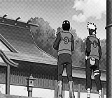 pakk-un:  Kakashi and Gai in the Uchiha District