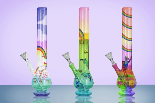 mushroooms:Lisa Frank Bongs