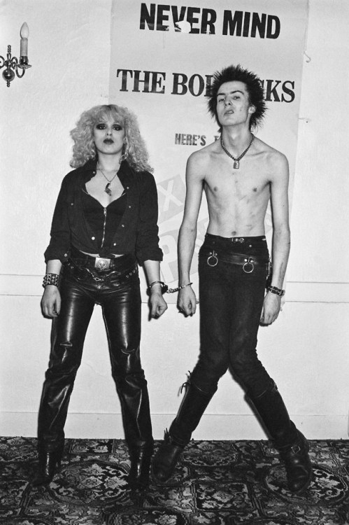 Nancy Spungen and Sid Vicious in London, January 1978