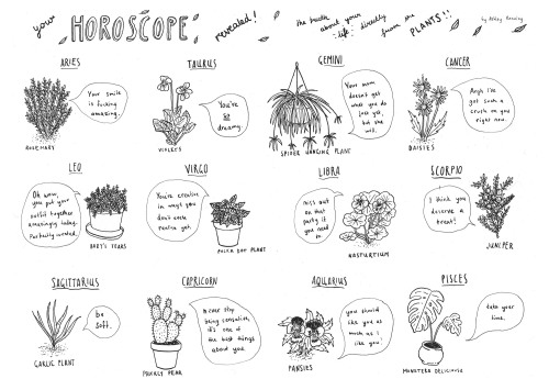 ghostghost:  I made a little Plant Horoscope porn pictures