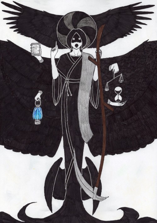 mythologyfolklore:Azrael (“Help from God/God helps”), the Angel of Death.In Islamic folklore (where 