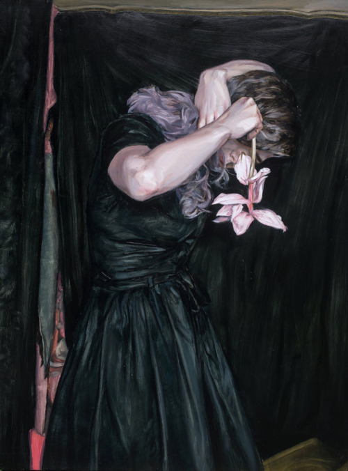 Hélène Delmaire (French, b. 1987, Lille, France)Female Artists - Medinilla, 2016, Paintings: Oil on 