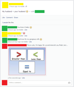 fuckyeahidiotonfacebook:  Math is hard for some people.