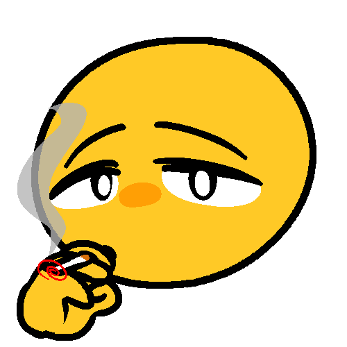 stressed smoking cursed emoji, Cursed Emojis