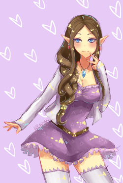 nanumn:  modern tp zelda!i’ll draw her