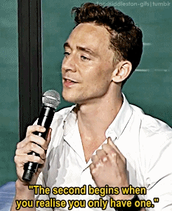tomhiddleston-gifs:   Tom Hiddleston, bringing you words and quotes of wisdom since