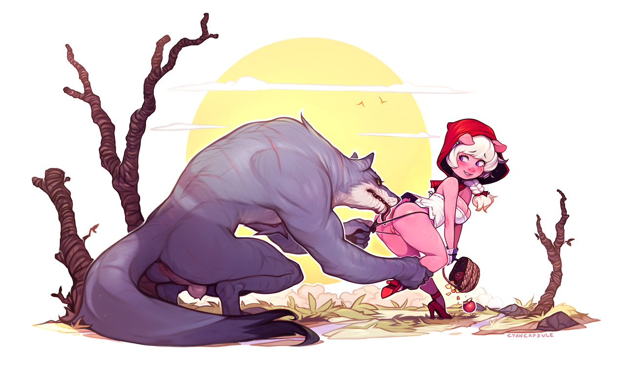 cyancapsule:    Big bad pervy wolf &amp; Emelie!  I don’t do any non-con stuff