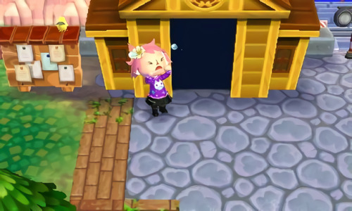 And what Mayor Cutiecat really looked like when she went to say goodbye to New Leaf.T_T