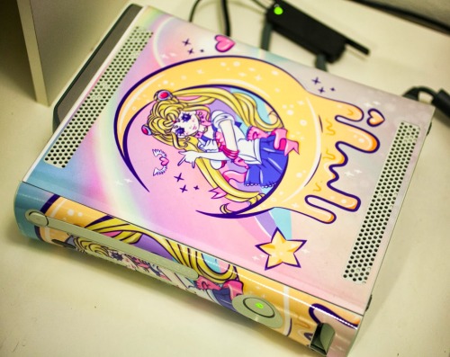 missjediflip:  Check this out! ☆ This girl Molly had some of my designs created into skins for her Nintendo 3DS and Xbox360 ♡♡♡ I’m so amazed at how great these turned out, she chose some great designs to use (◠△◠✿)♡ Don’t they