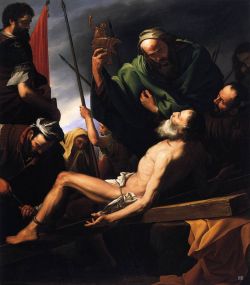 hadrian6:  Martyrdom of Saint Andrew. 1628. Jusepe de Ribera. Spanish 1591-1652.oil/canvas. http://hadrian6.tumblr.com 