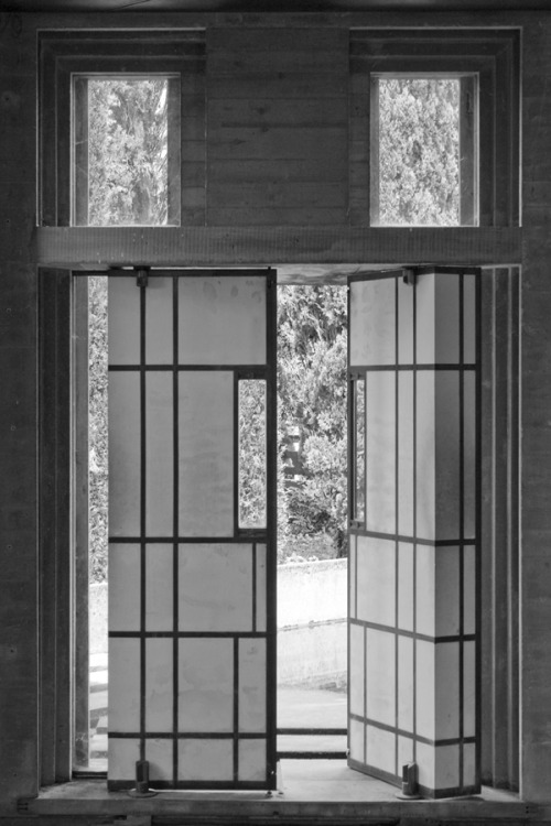 poetryconcrete:Brion’s Tomb Door, architecture by Carlo Scarpa, 1970-72, in San Vito d'Altivole, Italy.