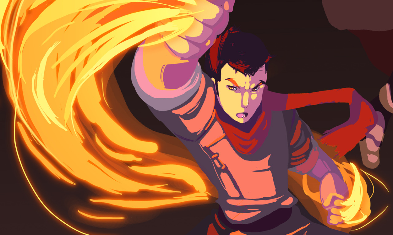 ceshira:  ceshira:  Drew this thing last night for the LOK fanart Contest. Last time
