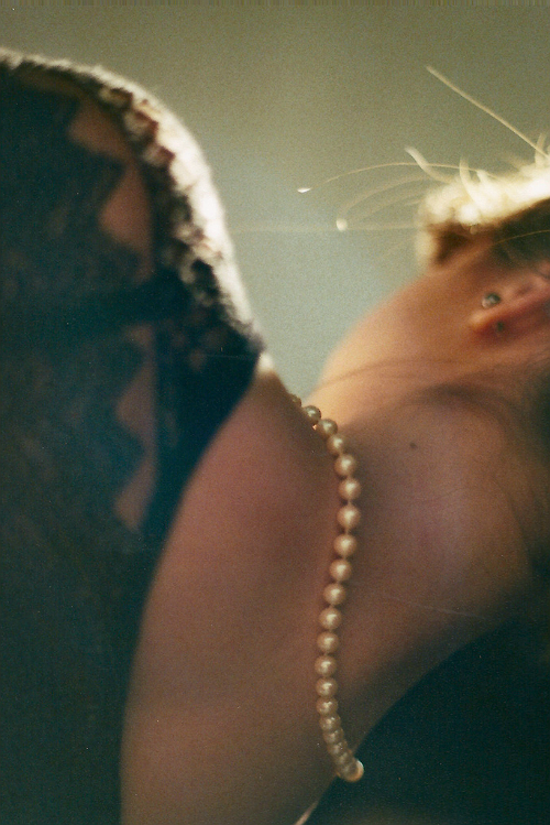 Will you kindly kiss my back and take my pearls off so I don&rsquo;t ruin then?