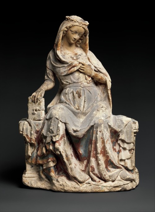 medieval-woman:  Virgin of the Annunciation ca. 1300–1310 French