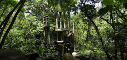 obscuropedia:  Las Pozas, Mexico Las Pozas dates back to 1947 when Edward James was living in Mexico, in semi-exile. Deep within the rainforests of Mexico, seven hours outside of Mexico City, lies a magical hidden gem that very few have had the pleasure