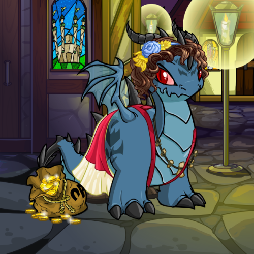 eeeeeee i got picked to adopt a darigan chomby and this is what she’ll look like she’s a