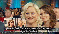 shygirl364:Amy Poehler and Tina Fey being interviewed by Ryan Seacrest - 2013 Golden Globes 