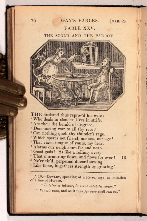 Gay’s Fables - Archdeacon Coxe London Thomas Tegg 1841 - A New Edition 