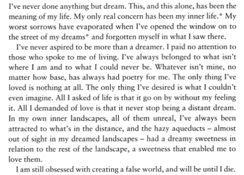 aseaofquotes:Fernando Pessoa, The Book of Disquiet