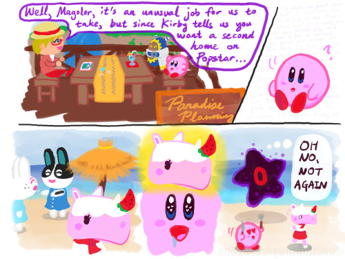 and this is why we must never allow Kirby to cross over into the world of Animal Crossing