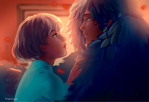 Someone requested Howl and Sophie a little while ago! Here it is 