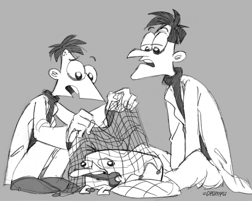 lumanae:2007-08-17:

If Phineas Flynn works for Dr. Heinz Doofenshmirtz. ①This is NOT an AU. It doesn’t matter if you draw a picture of the same topic(Phineas works for Dr. D ) as me without my permission.


op how does it feel to have created the funniest image in the world 