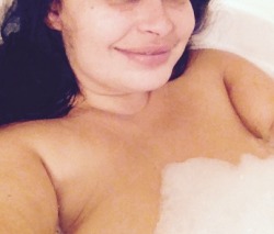 hipsncurvesplus:  curtiselmoreus:  hipsncurvesplus:  A must needed relax in the bath before heading out to the cabin…  Oh Ms. Hipsncurvesplus… I’m glad you’re getting clean, but you make me feel sooooo dirty…  I’m glad, join me in the bath