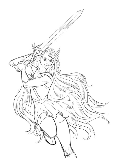 I did my version of She-Ra :)