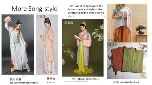 fouryearsofshades: Here are my two cents on wearing hanfu in the summer. I think there are more type