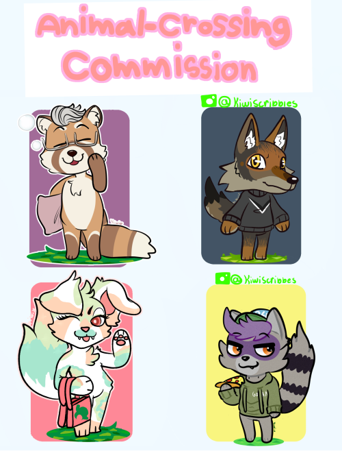 psyduckdaily:Animal Crossing Commission are open! base price: $5 +$5 prop +$5 clothing +$5 Dynamic P