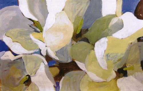 Apple Blossoms    -     Otto Krol , 2002.Dutch,b.1949-Oil on canvas, 45 x 65 cm.