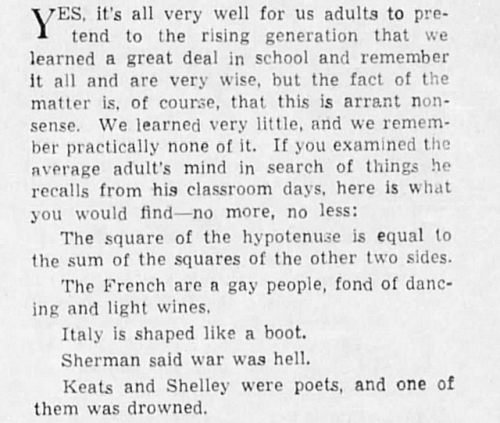 theweefreewomen: yesterdaysprint: Katharine Brush in The Winnipeg Tribune, Manitoba, December 9, 193