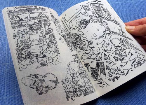 blackyjunkgallery:  BIG CTN update !I will be at CTN next november (booth B53), and for this event we print 2 books ! The first one is “Space Quest”, 50 pages of sketches about space. And the second one is “Girl Anthology”, an anthology of black