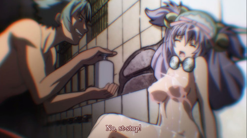 coin-operated-vagina:  silvertsundere:  pod7:  This is from Hyakka Ryouran: Samurai Girls/Bride, it took me forever to remember what is going on in this scene; the purple haired girl is either fantasizing or making up a story about her and the protagonist