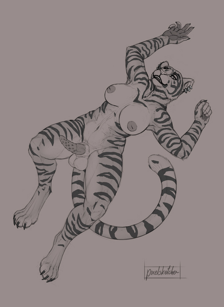 pixelsketcher:  Like, repost and follow especially on FA to see more :&gt;