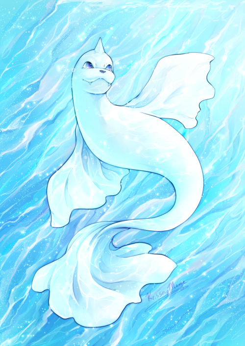 Favorite Ice type Pokemon: DewgongI want to do a project where I do an illustration of my favorite P