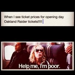 #Helpme #Gofundme #Raiders #Rn4L #Raidernation #Openingday