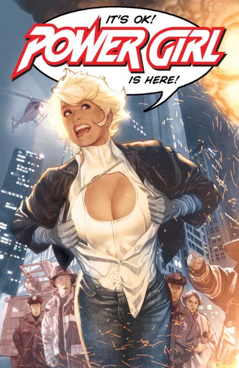 artverso:  Adam Hughes - Power Girl 