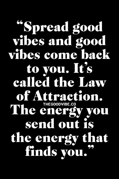 misszladylove: words-of-emotion: Good Vibes HERE ✌❤