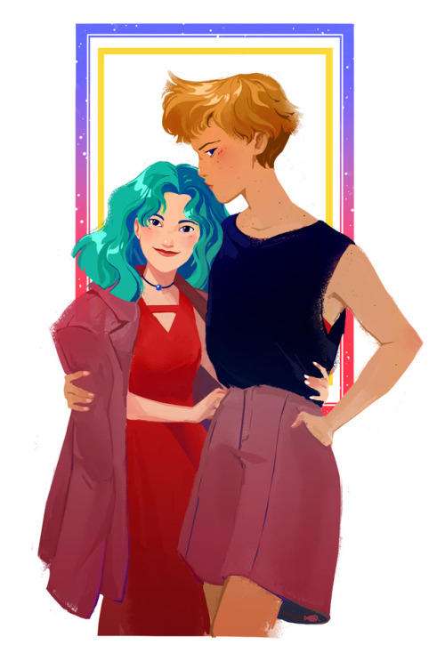 paperwan:I don’t even watch Sailor Moon, but I’m slightly obessed with those two. 