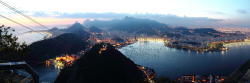 sea-searching:  n-o-thing:  citylandscapes:  Rio de Janeiro at dusk by Pablo Moltedo  fuck thissss  RIO