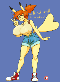 oogzie:  Cosplay Pepper~because the Thirst for Misty was strong, she won a vote for outfit on my patreon, since I’m finally testing that out in bigger ways.a runner up may come soooniish.